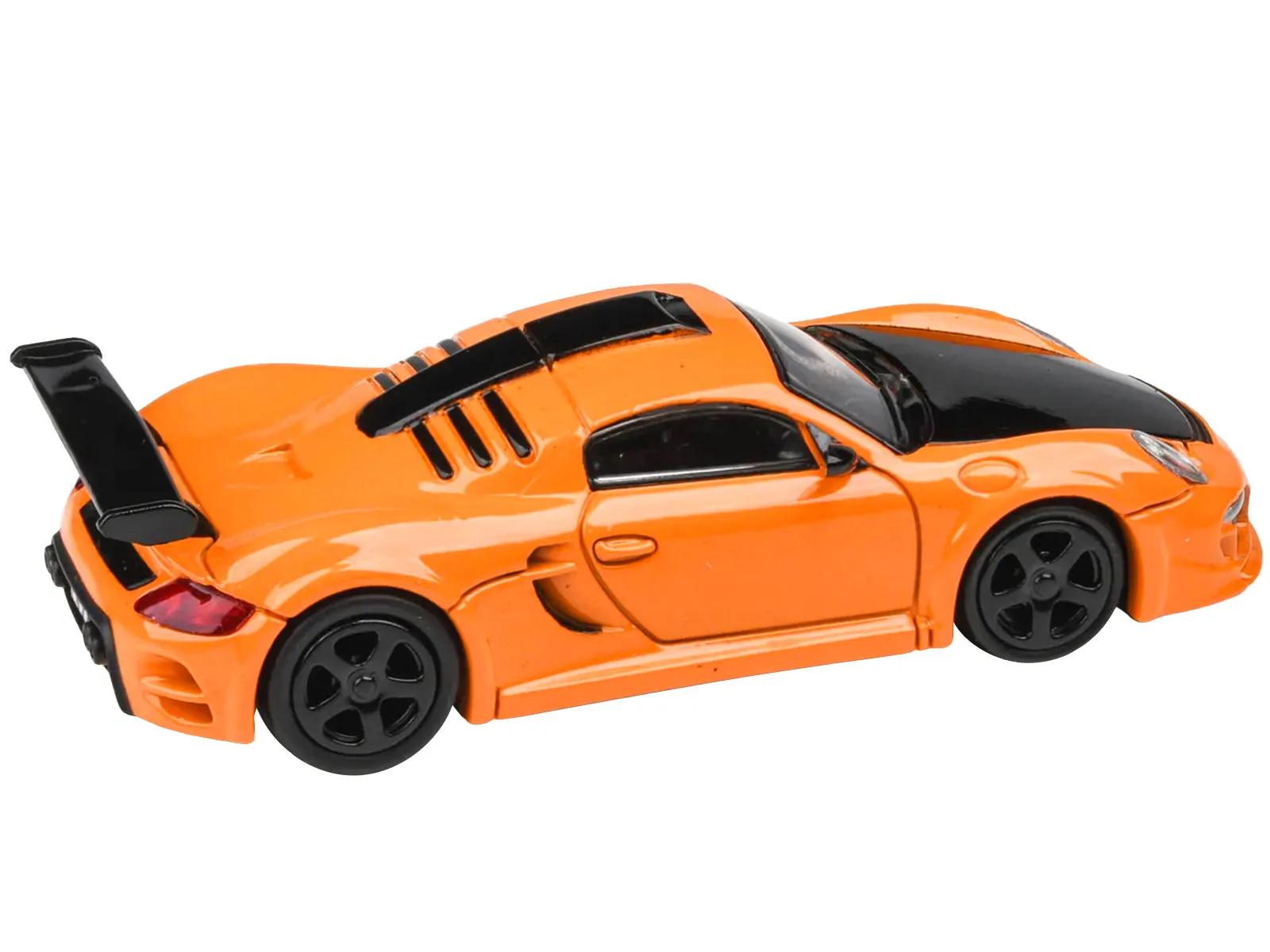 2012 RUF CTR3 Clubsport Orange with Black Hood 1/64 Diecast Model Car by Paragon Models