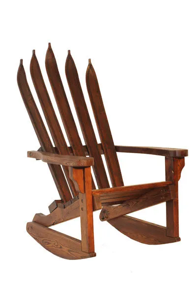 Adirondack Ski Rocking Chair