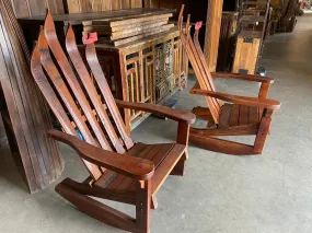 Adirondack Ski Rocking Chair