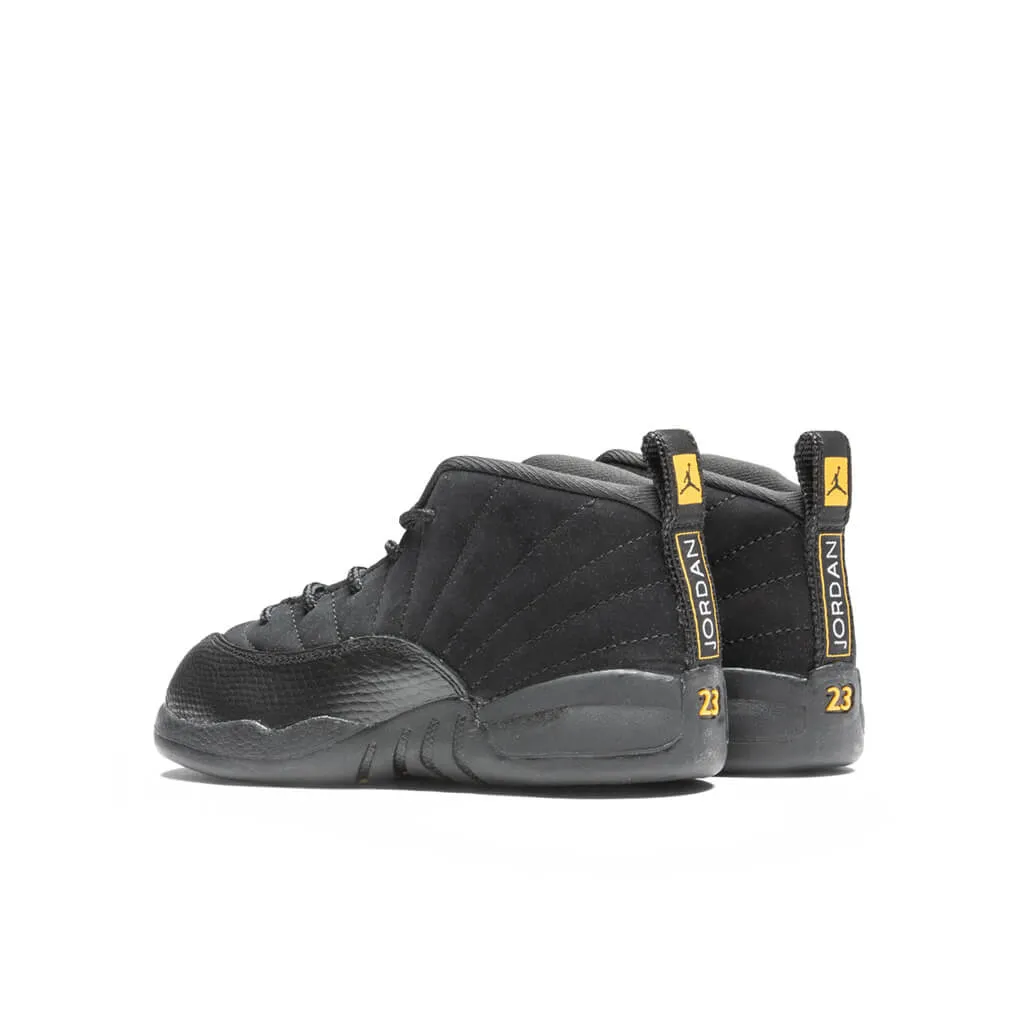 Air Jordan 12 Retro Black Taxi (TD) - Black/Taxi