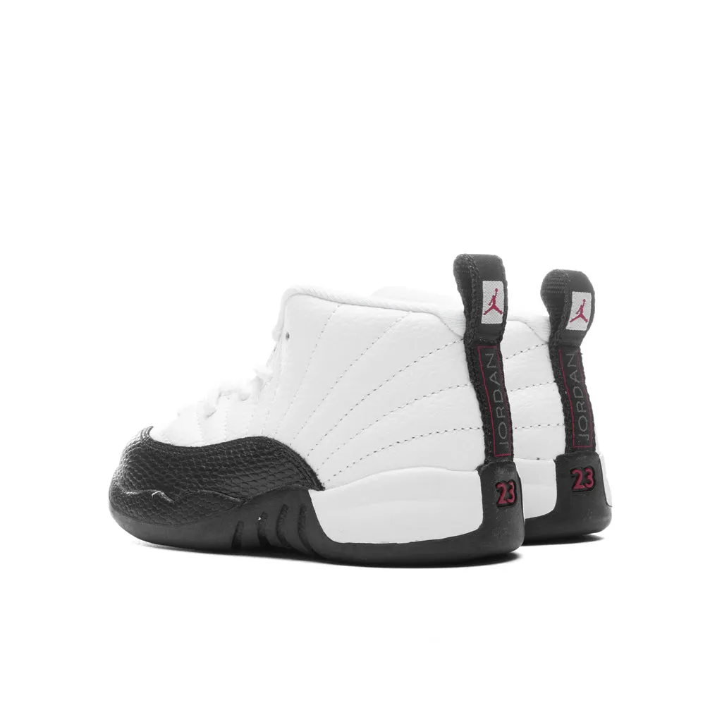 Air Jordan 12 Retro (TD) - White/Gym Red/Black