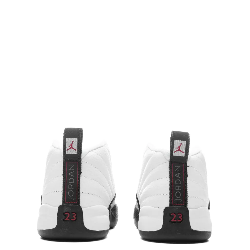 Air Jordan 12 Retro (TD) - White/Gym Red/Black