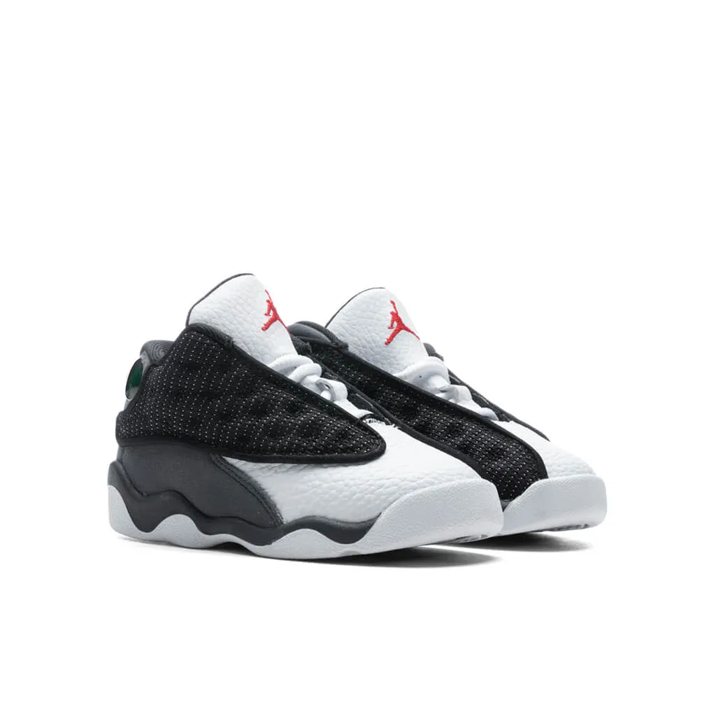 Air Jordan 13 Retro Black Flint (TD) - Black/University Red/Flint Grey