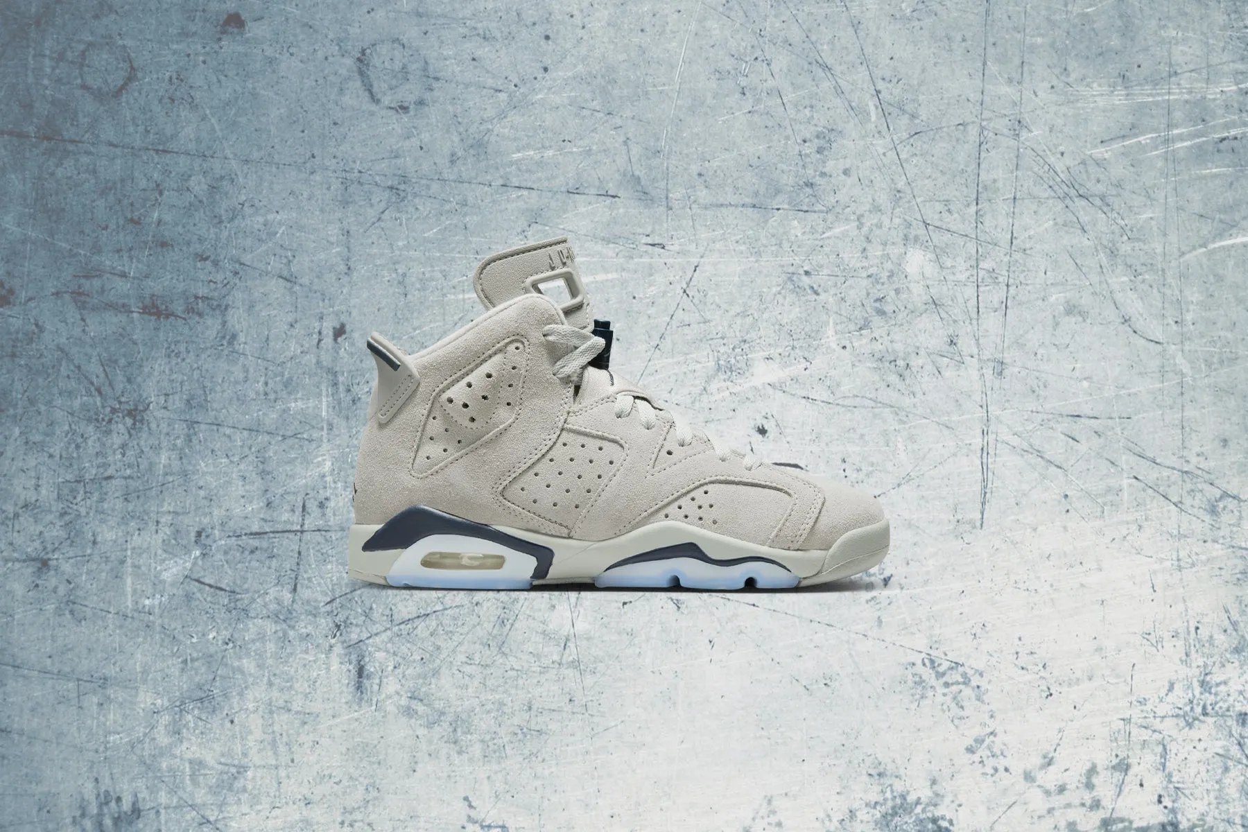 Air Jordan 6 Retro (GS) - Magnet/College Navy