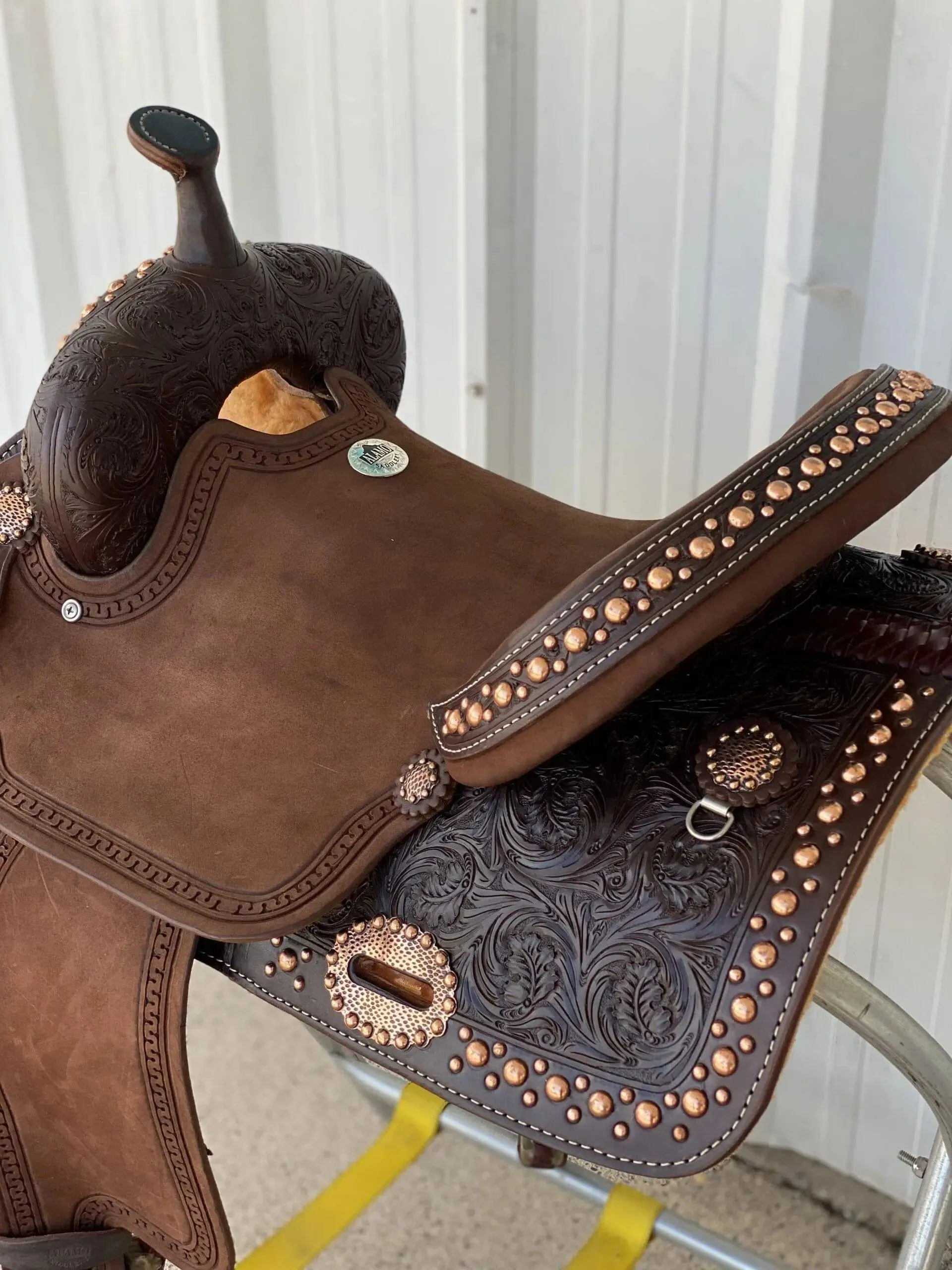 Alamo Saddlery 15 SD4 Mini Oak Barrel Saddle