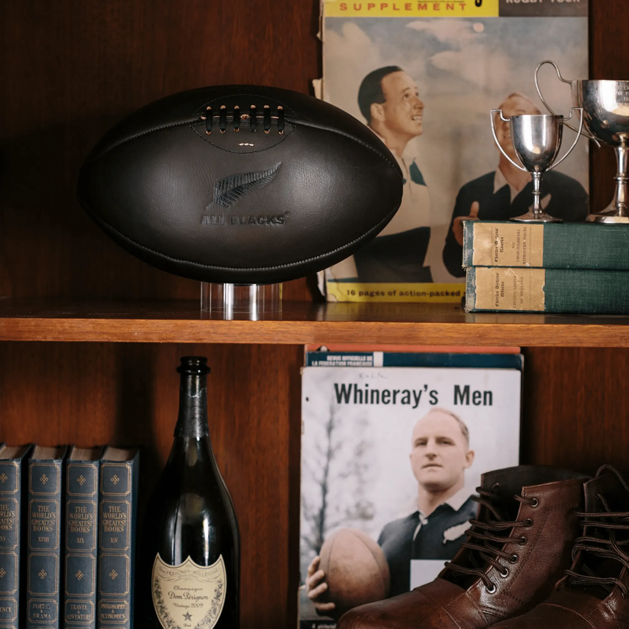 All Blacks Vintage Leather Ball by Gilbert