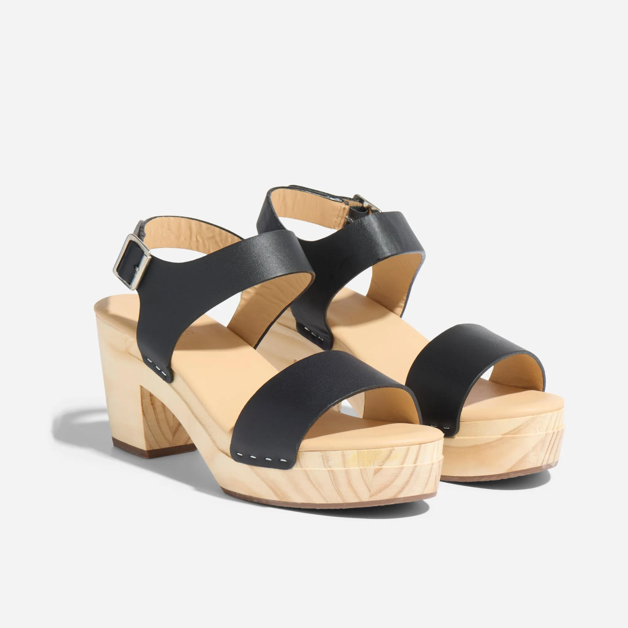 All-Day Open Toe Clog Black