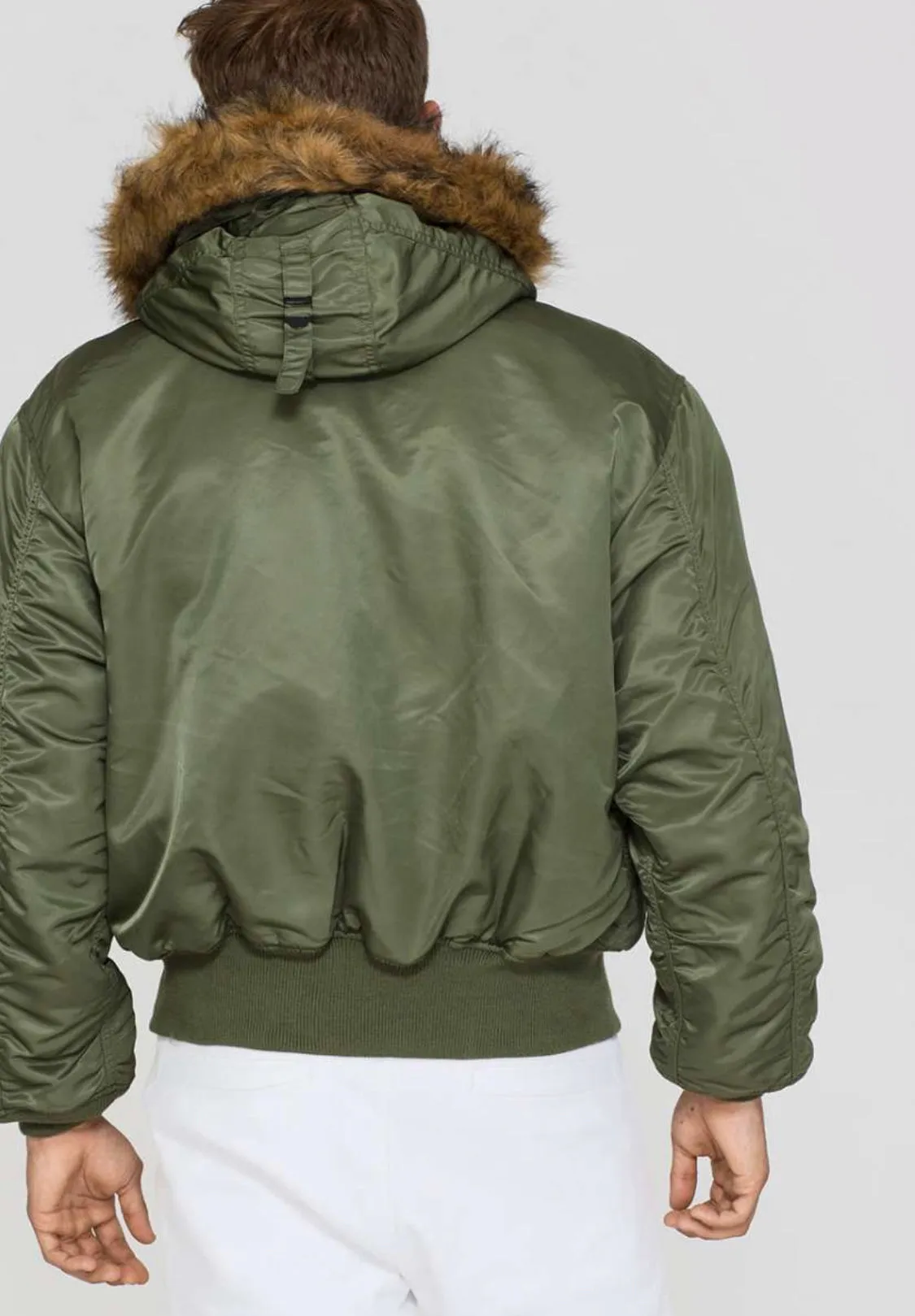 Alpha Industries Bomberjacke olive 45P Hooded Custom 144103-01