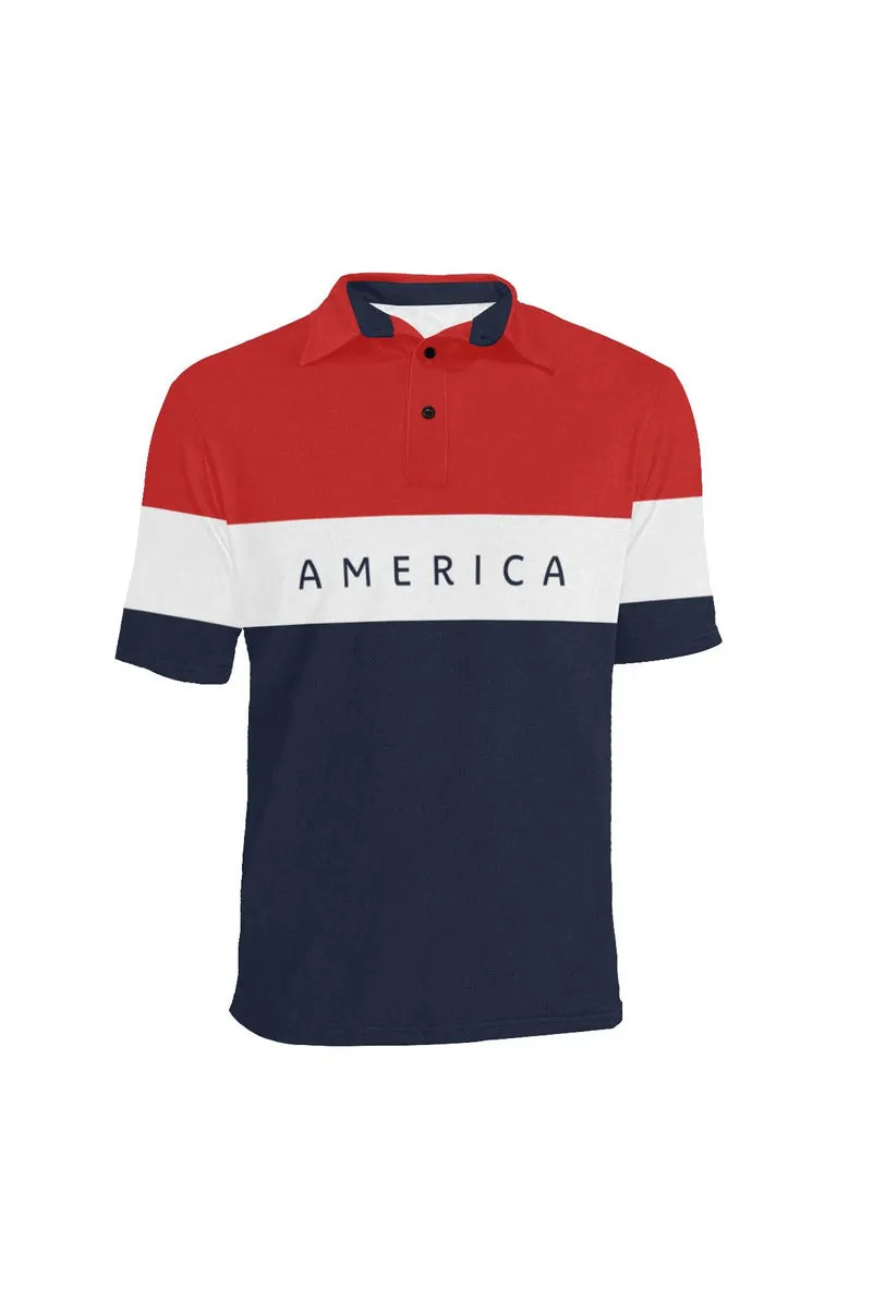 AMERICA Men's Polo Shirt