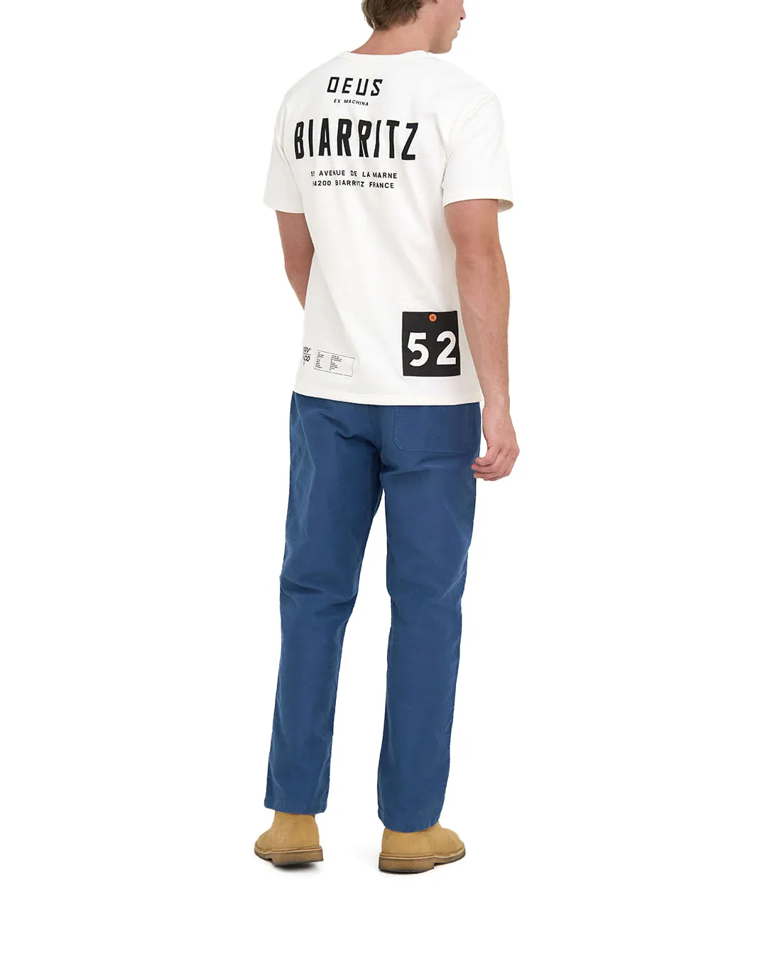 Biarritz Address Tee - Vintage White