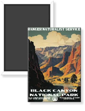 Black Canyon National Park WPA Magnet