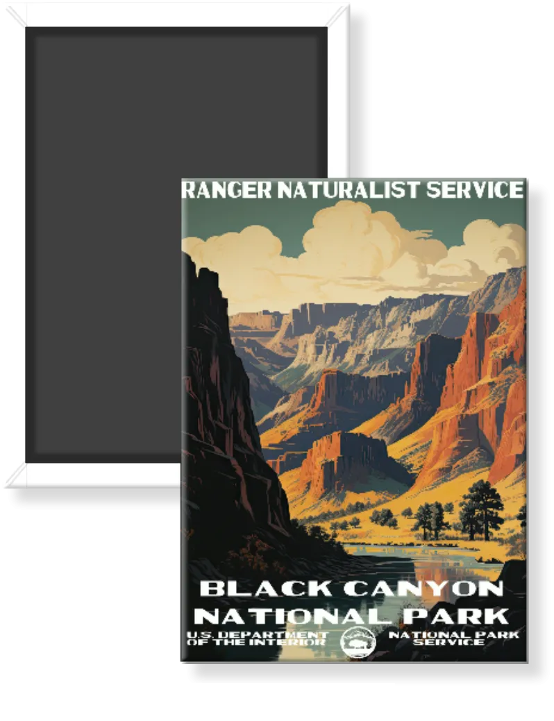 Black Canyon National Park WPA Magnet