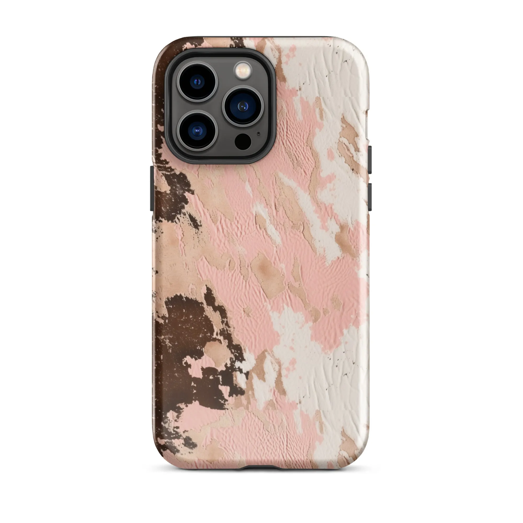 Blush Boho Cowhide Tough Case for iPhone®