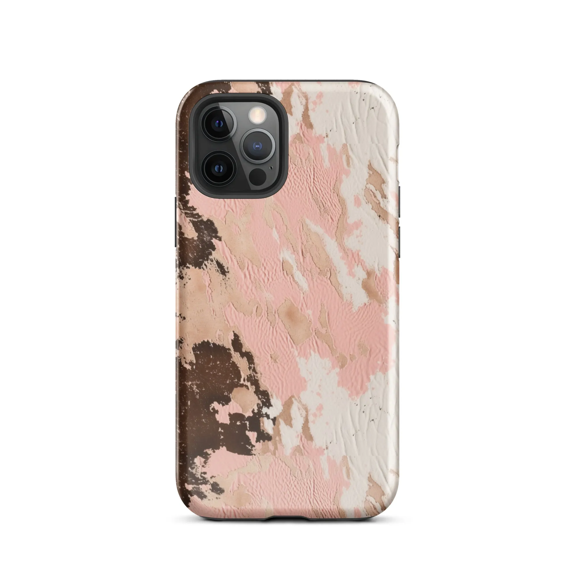 Blush Boho Cowhide Tough Case for iPhone®