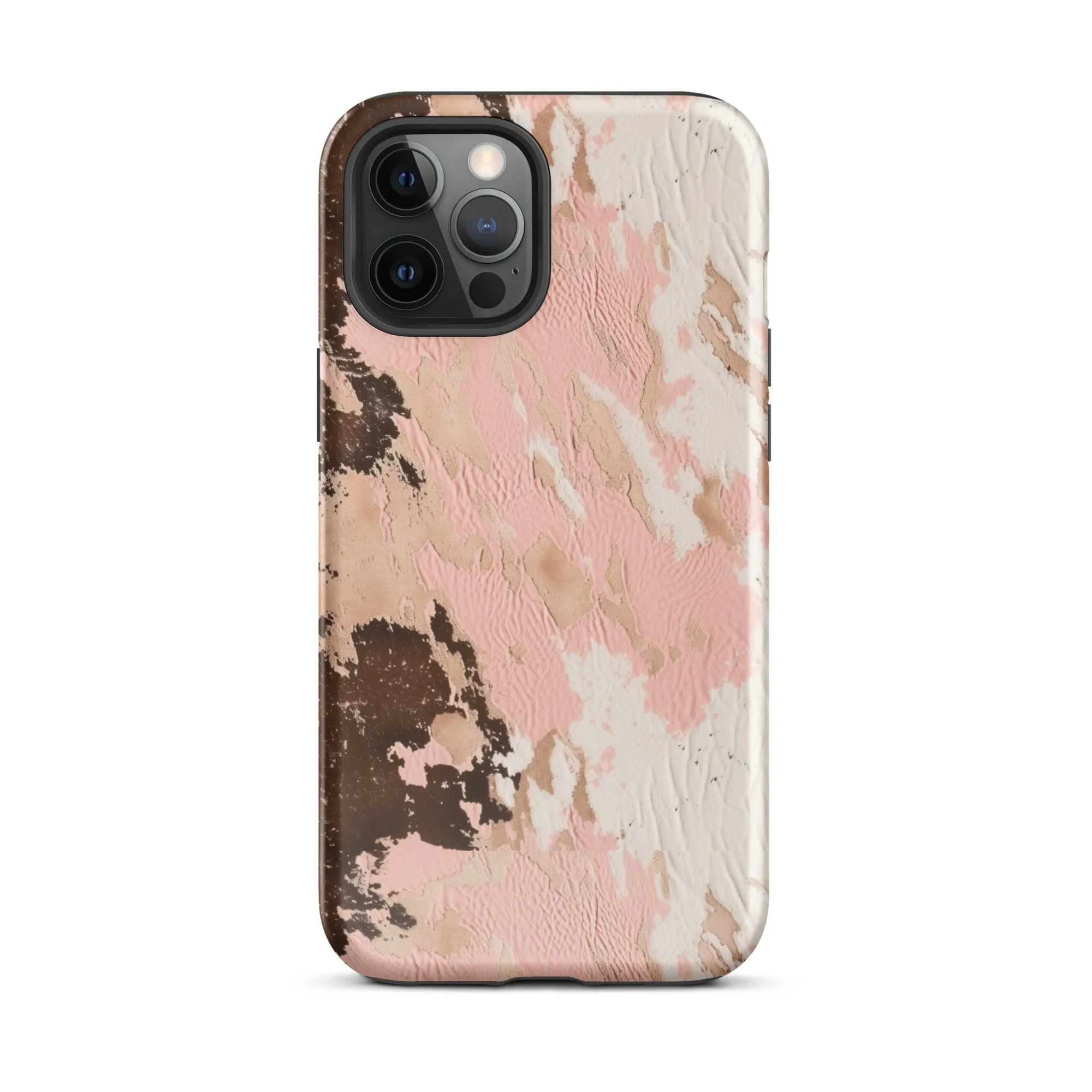 Blush Boho Cowhide Tough Case for iPhone®