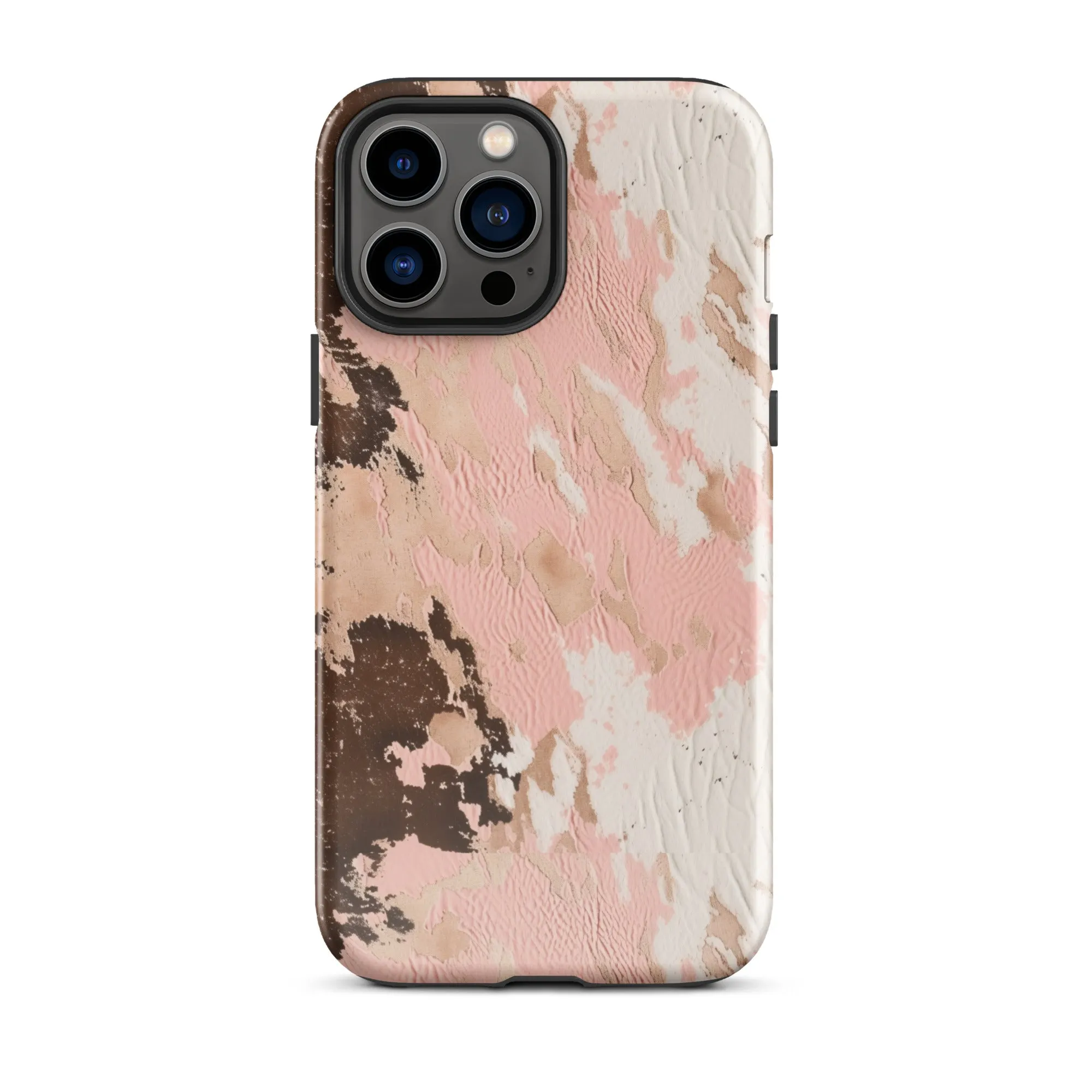 Blush Boho Cowhide Tough Case for iPhone®