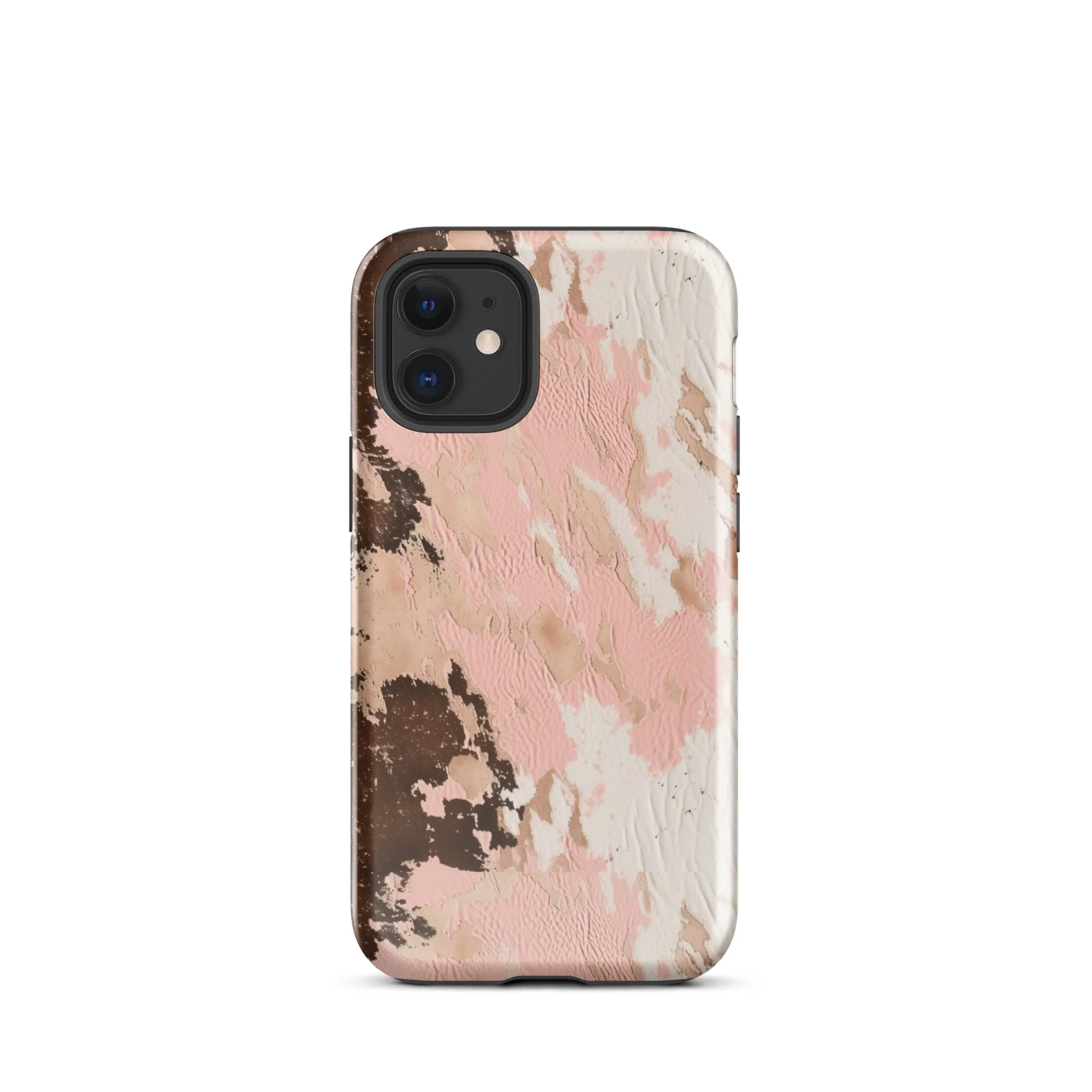 Blush Boho Cowhide Tough Case for iPhone®