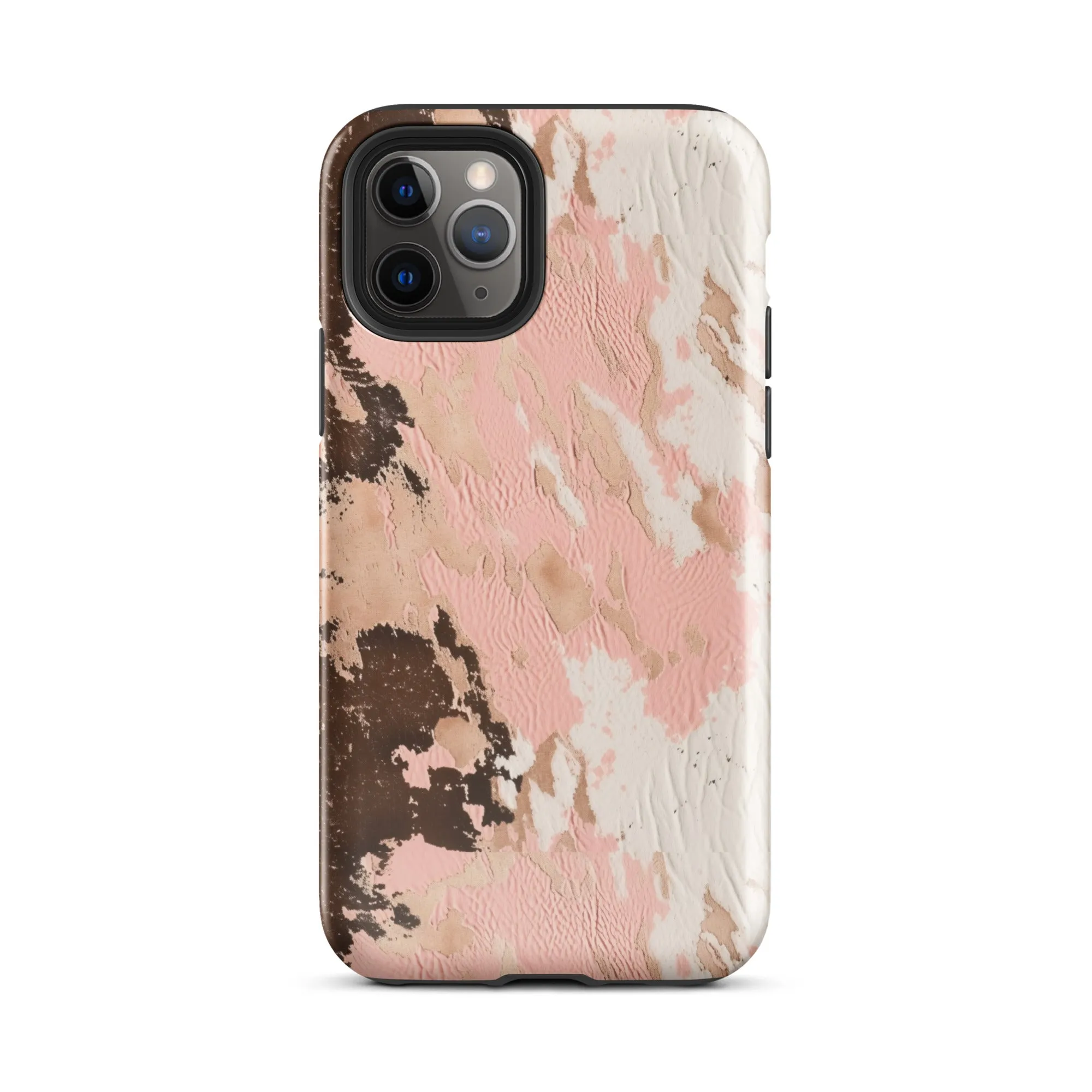 Blush Boho Cowhide Tough Case for iPhone®