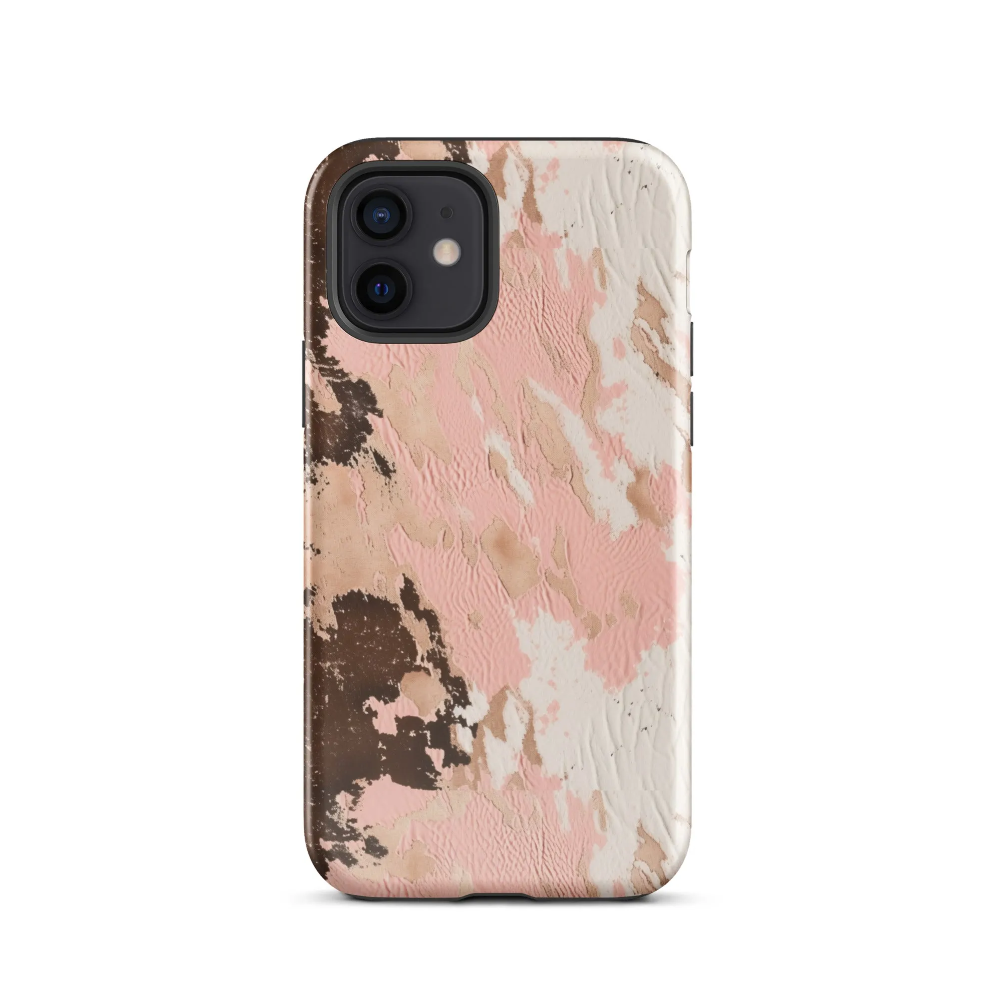 Blush Boho Cowhide Tough Case for iPhone®