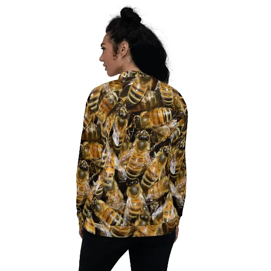 Bomber Jacket For Beekeeper / Jacket For Bee Lover / Bee Lover Gift