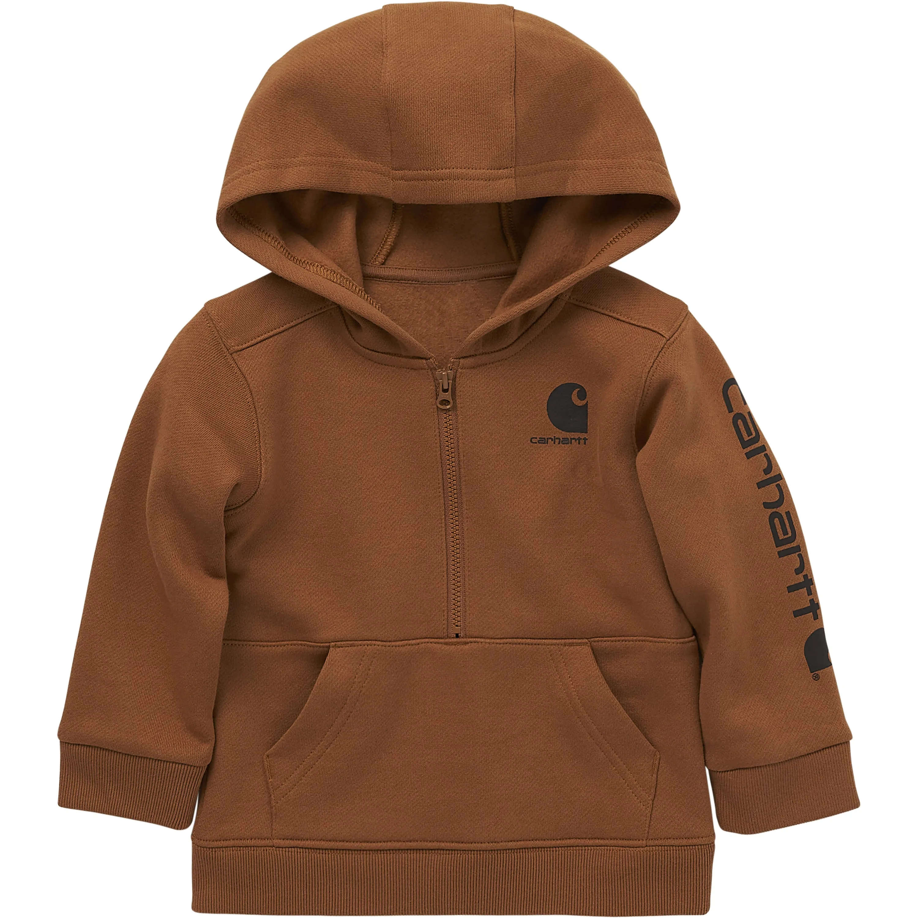 Carhartt Kids' Half Zip Hooded Sweatshirt