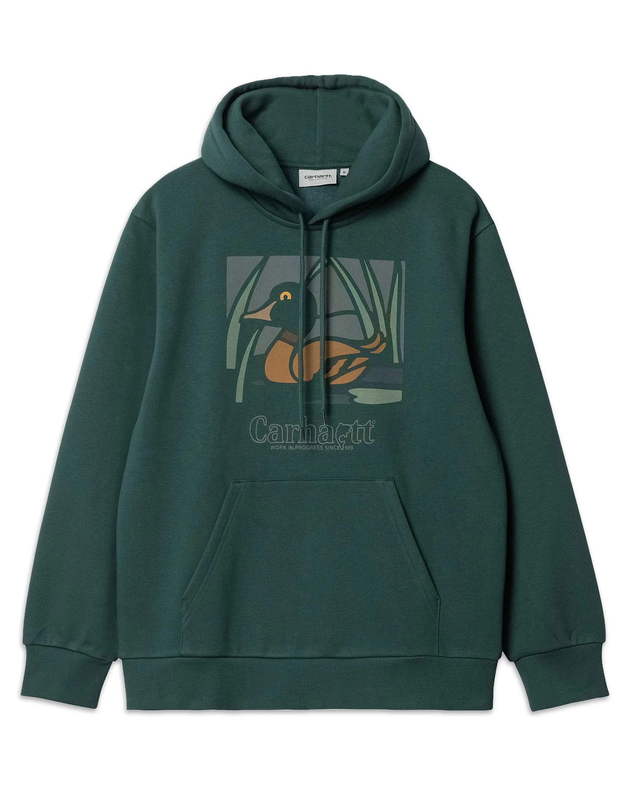 Carhartt Wip Hooded Duck Pond Sweatshirt Juniper