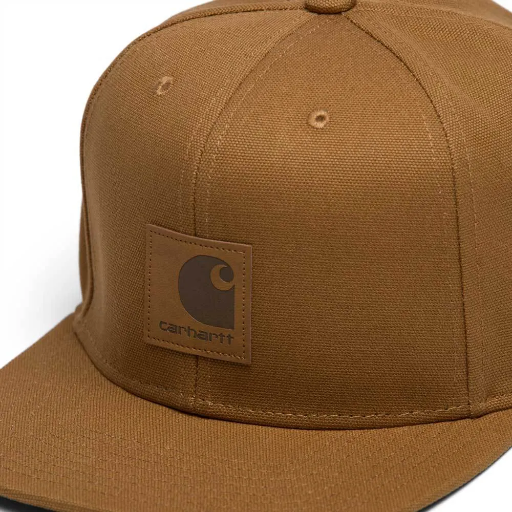 Carhartt WIP Logo Snapback Cap - Hamilton Brown