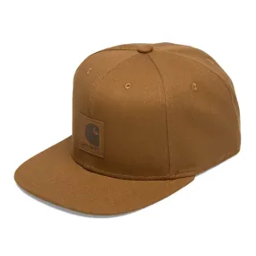 Carhartt WIP Logo Snapback Cap - Hamilton Brown