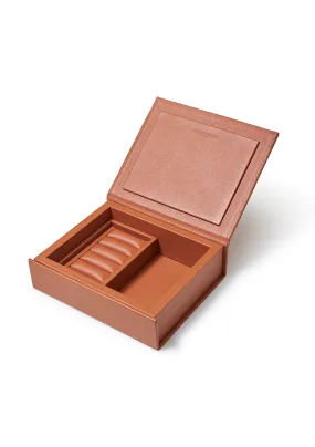 Cognac Leather Jewelbox