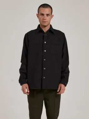 Control Overshirt - Black