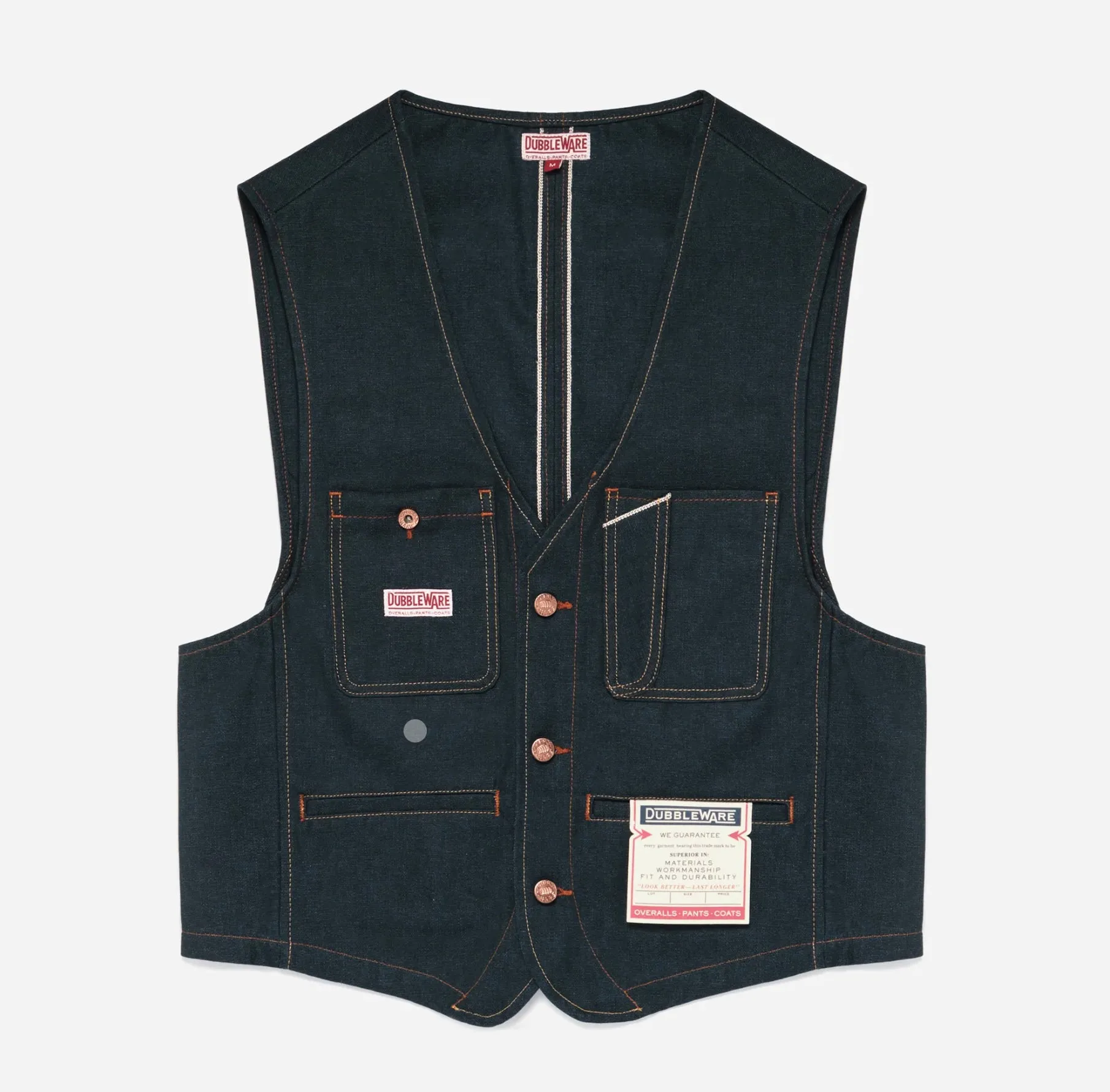 DUBBLEWARE Selvedge Denim Waistcoat