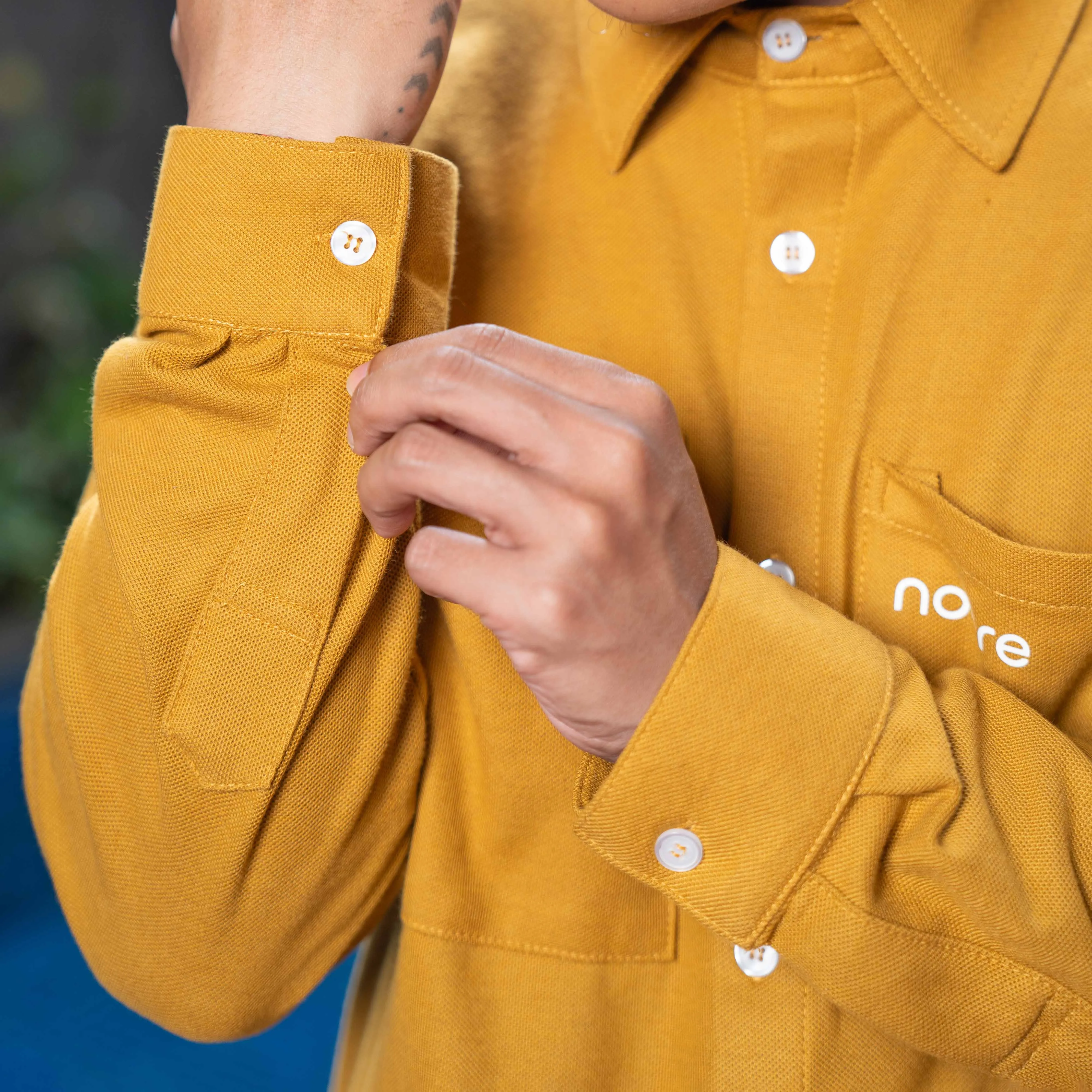 Eid Elegance - Mavrick Shirt - Mustard