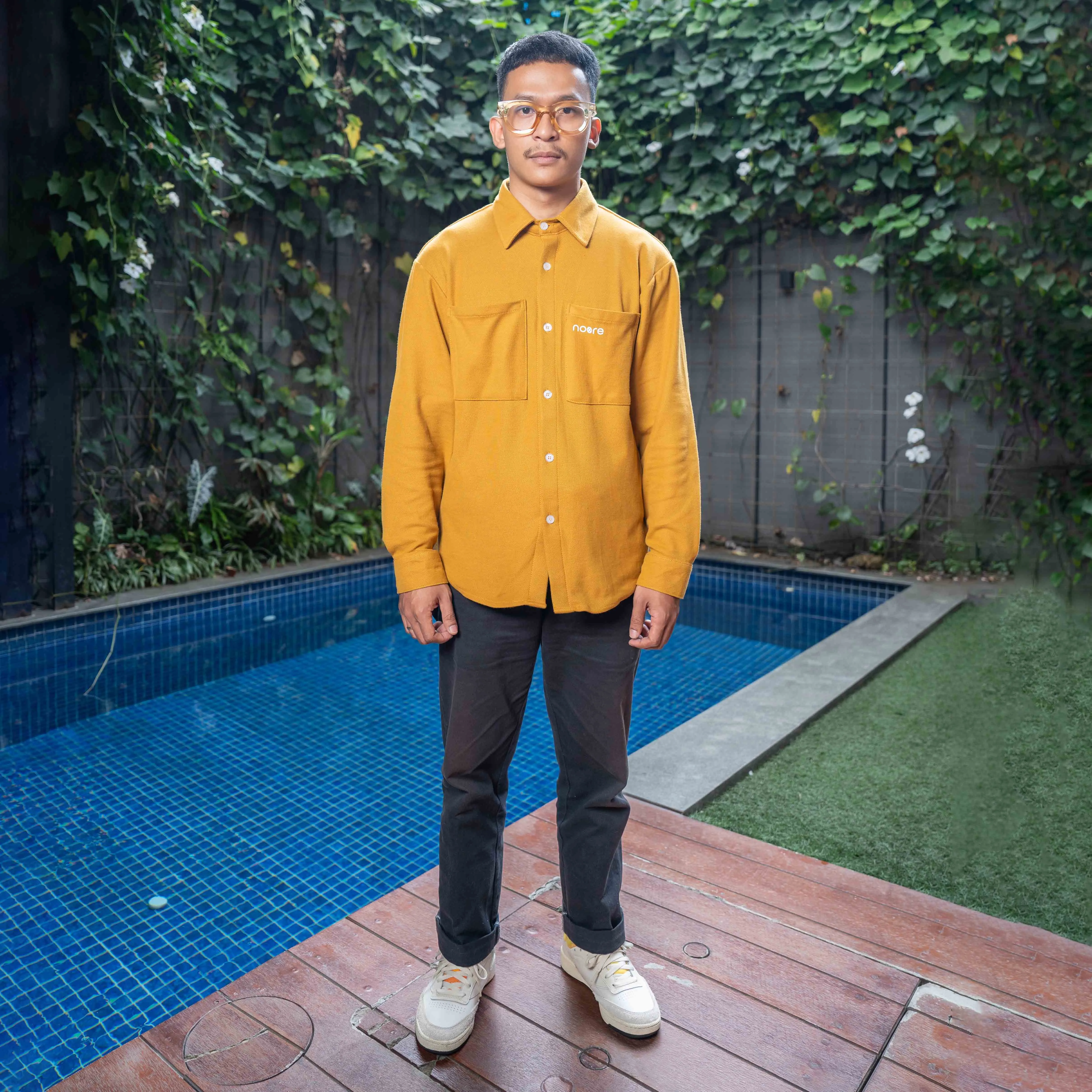 Eid Elegance - Mavrick Shirt - Mustard