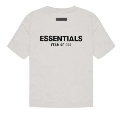 FEAR OF GOD ESSENTIALS TEE LIGHT OATMEAL (SS22)