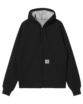 Felpa Uomo Carhartt Wip Car-Lux Hooded Jacket Nero