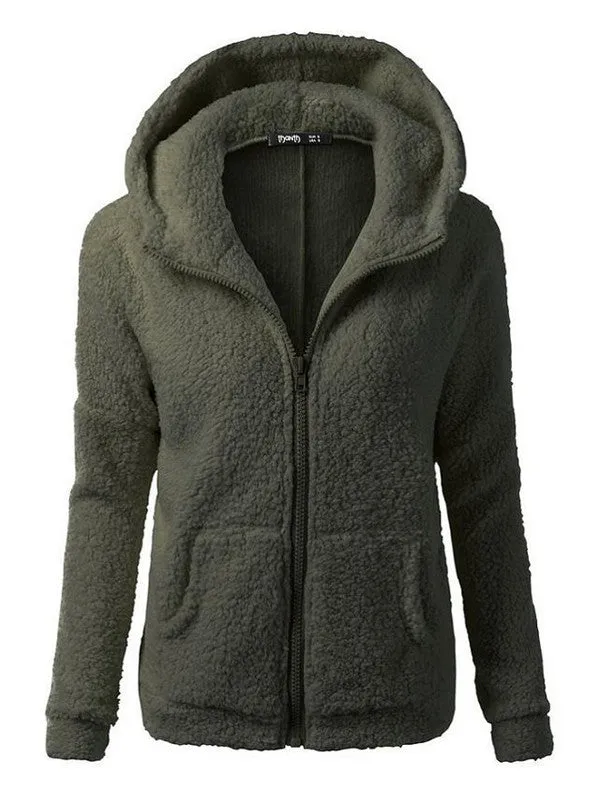 Fleece Hooded Outerwear