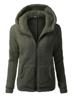 Fleece Hooded Outerwear