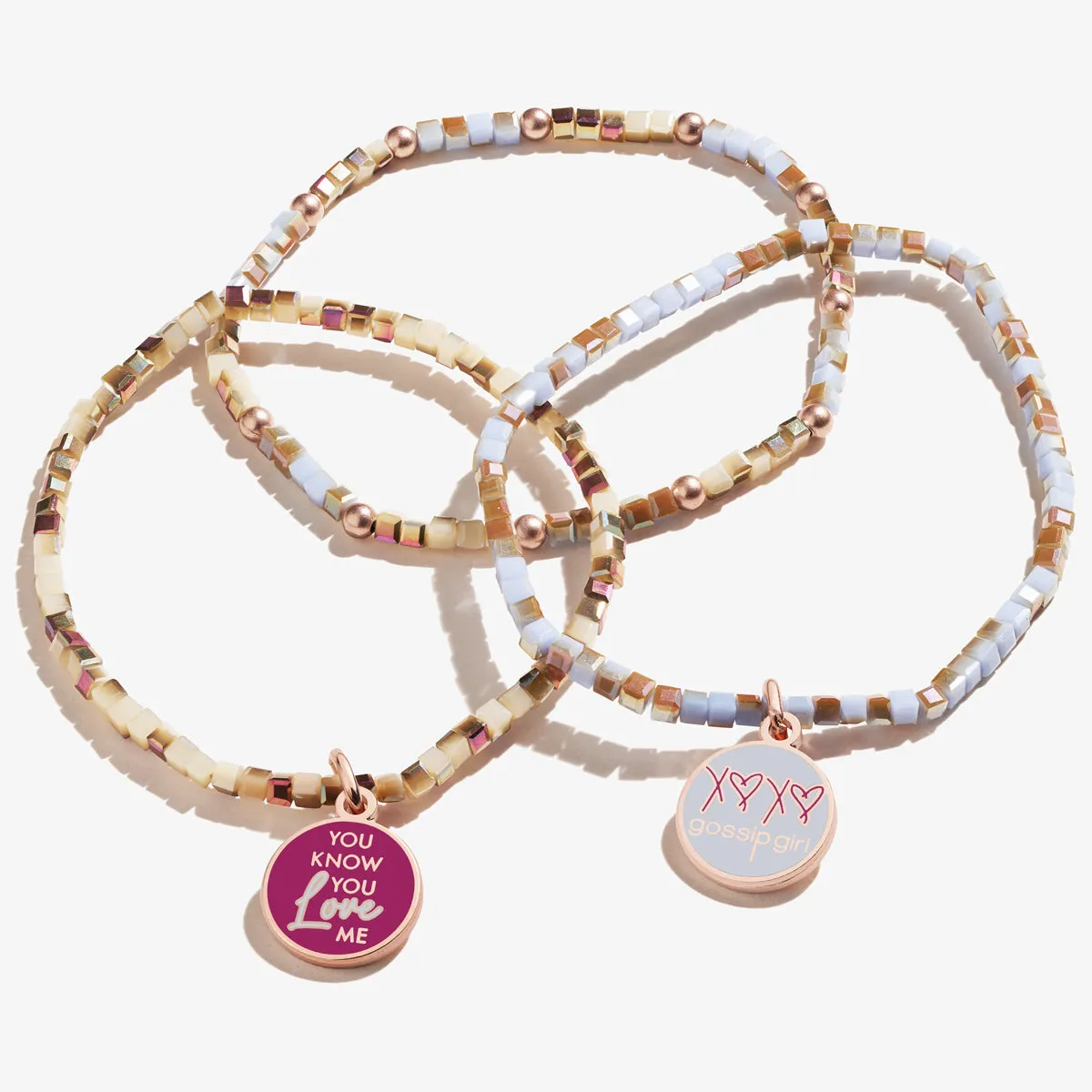 Gossip Girl 'You Know You Love Me' Stretch Bracelets, Set of 3