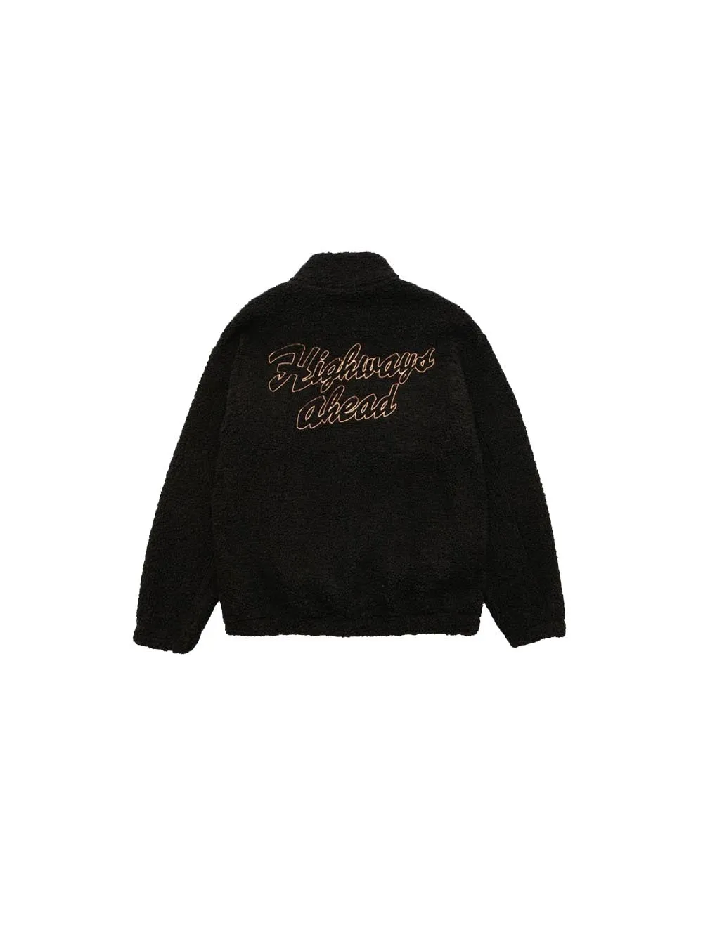 Half Zip Sherpa - Black