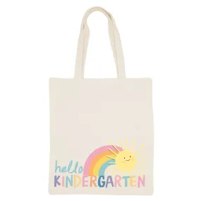 Hello Kindergarten/Grade - Canvas Tote Bag