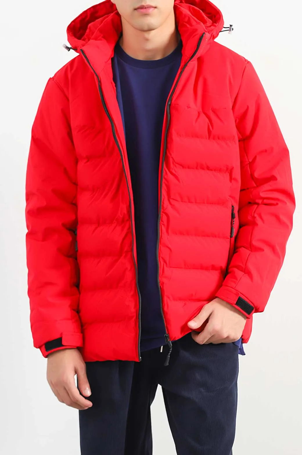 HOODED PUFFER JACKET