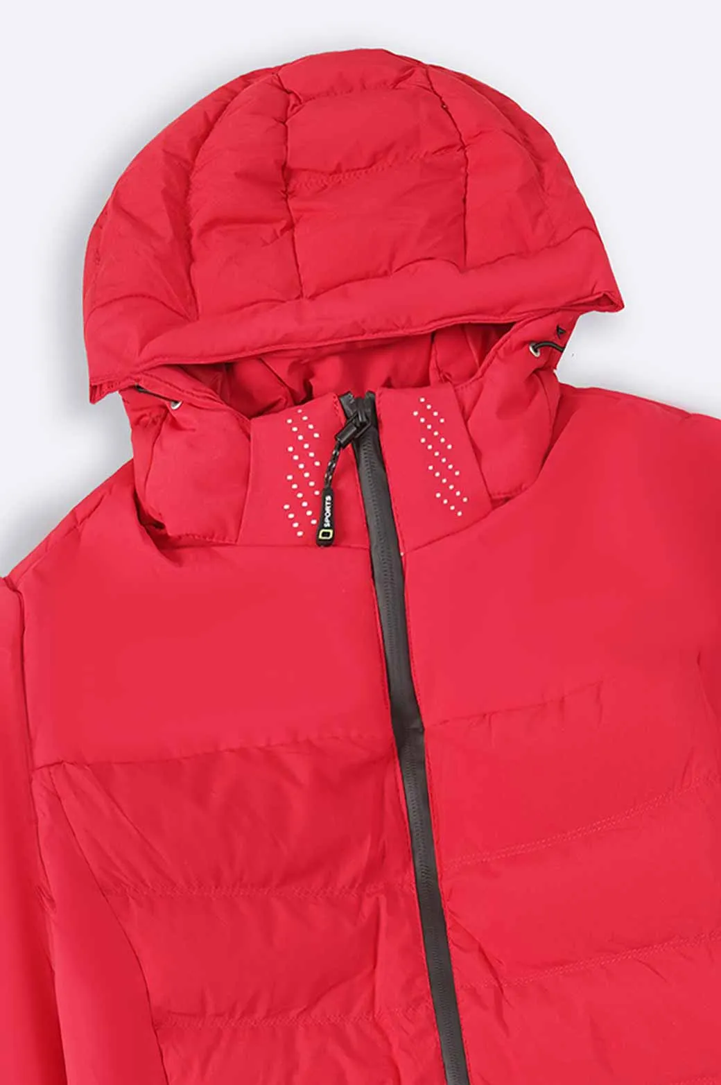 HOODED PUFFER JACKET