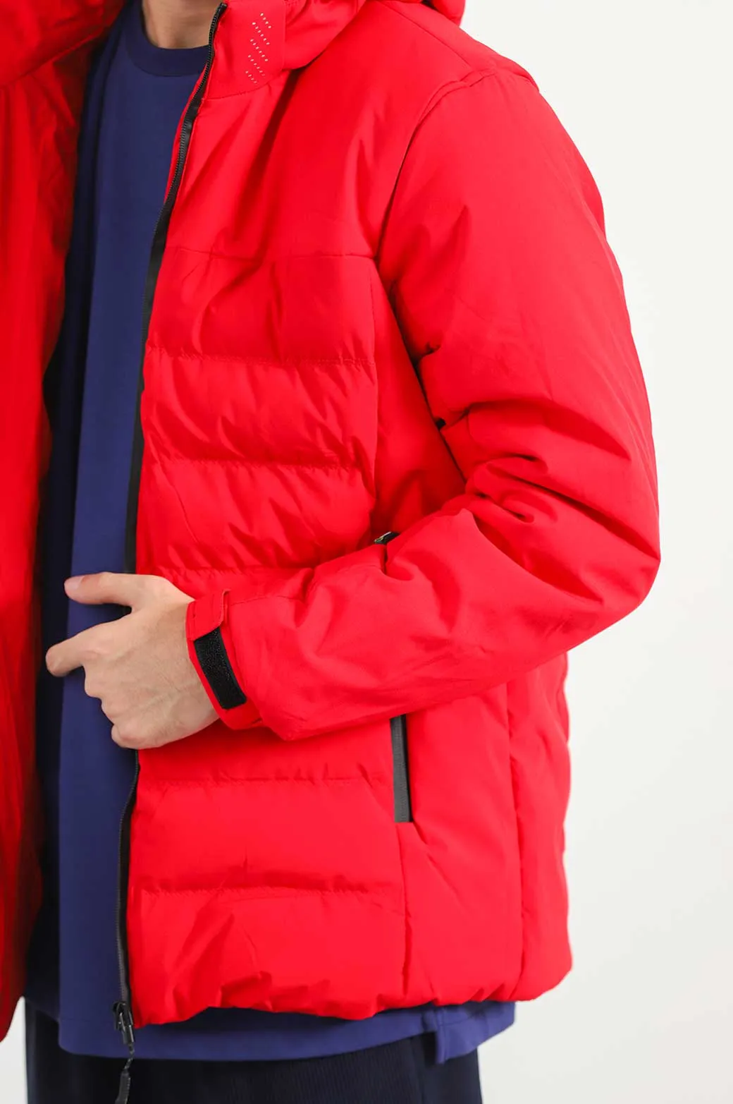 HOODED PUFFER JACKET