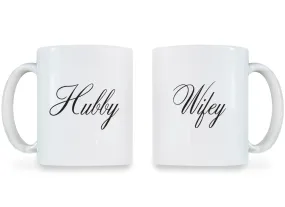 Hubby & Wifey - Couple Coffee Mugs