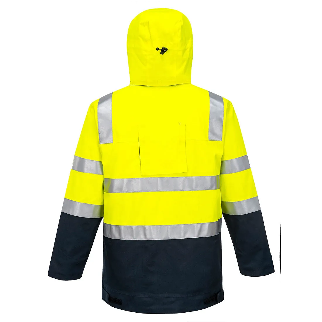 Huski Flash Hi Vis 2 Tone Flame Resistant Jacket (Yel/Nav) K8154