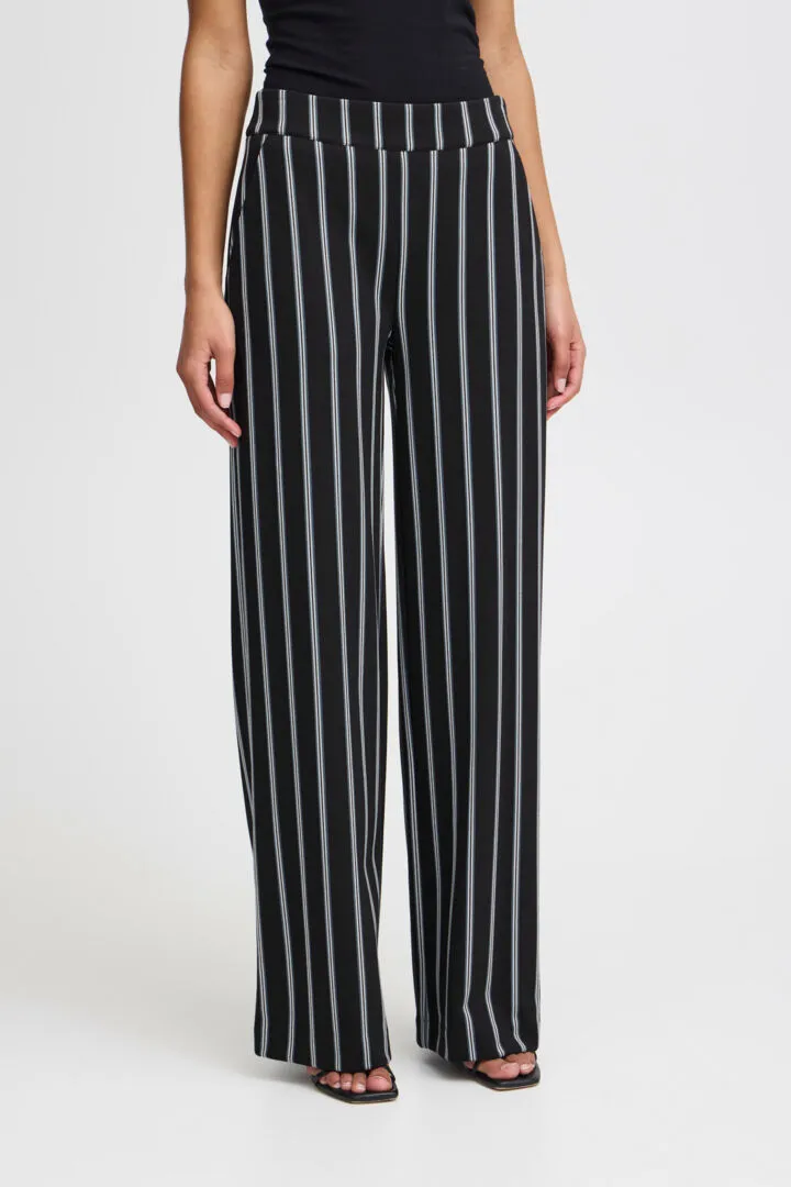 Ichi Ruti Trousers-Black-20121514