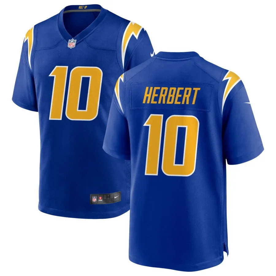 Justin Herbert Los Angeles Chargers Nike Alternate Game Jersey - Royal