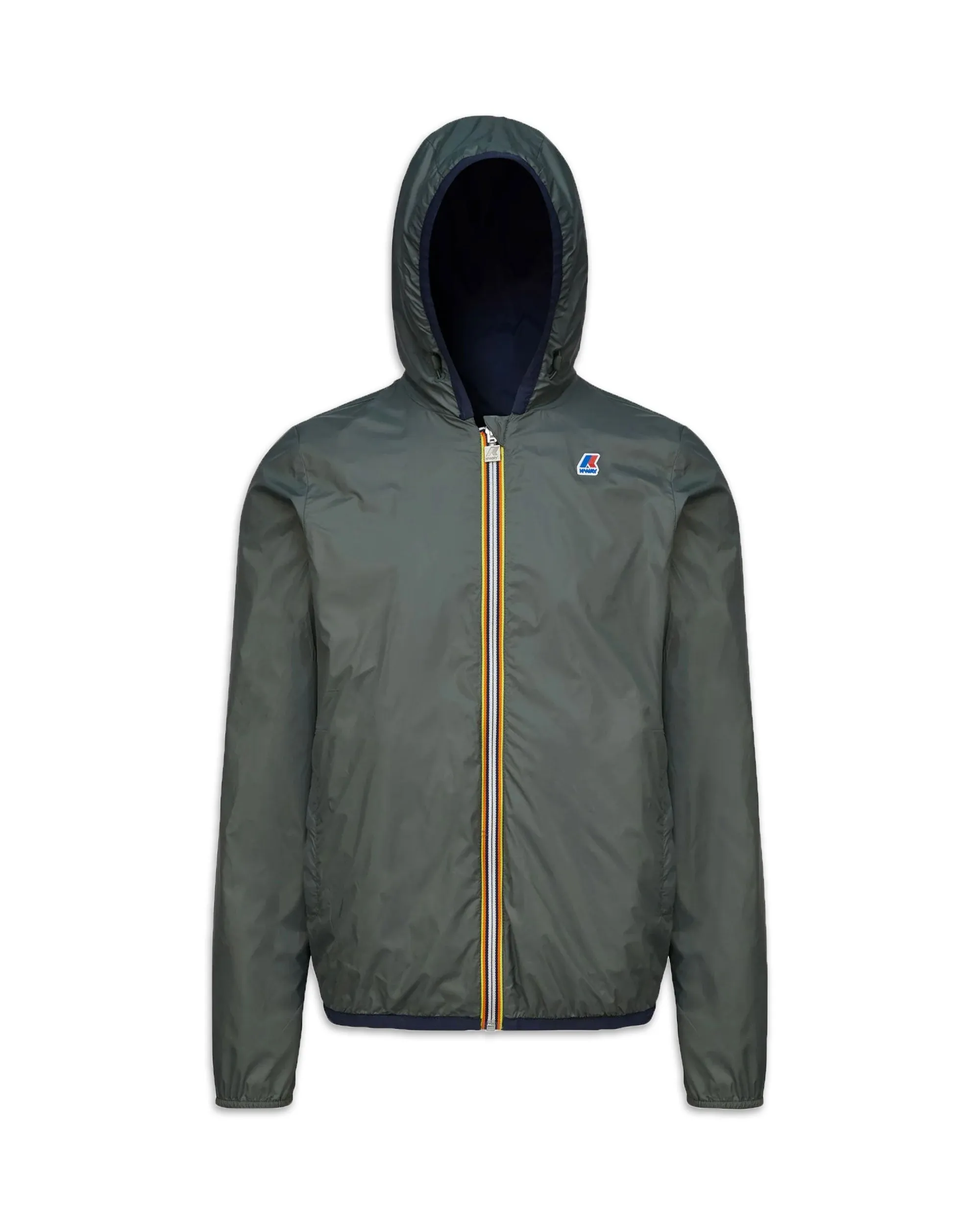 K-Way Jacques Plus.2 Double Blu Verde Militare