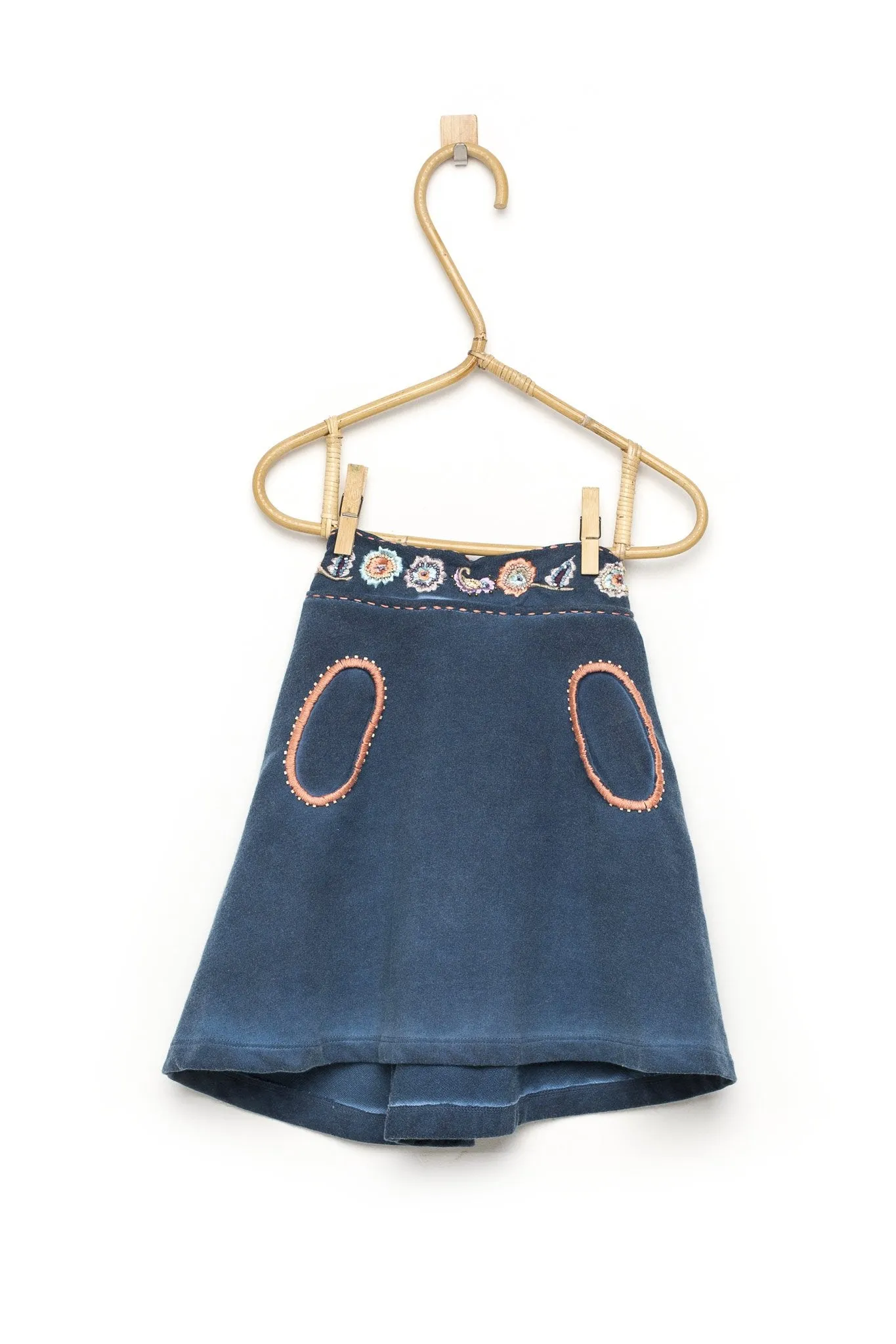 Kids Vintage Jogger Mini Skirt