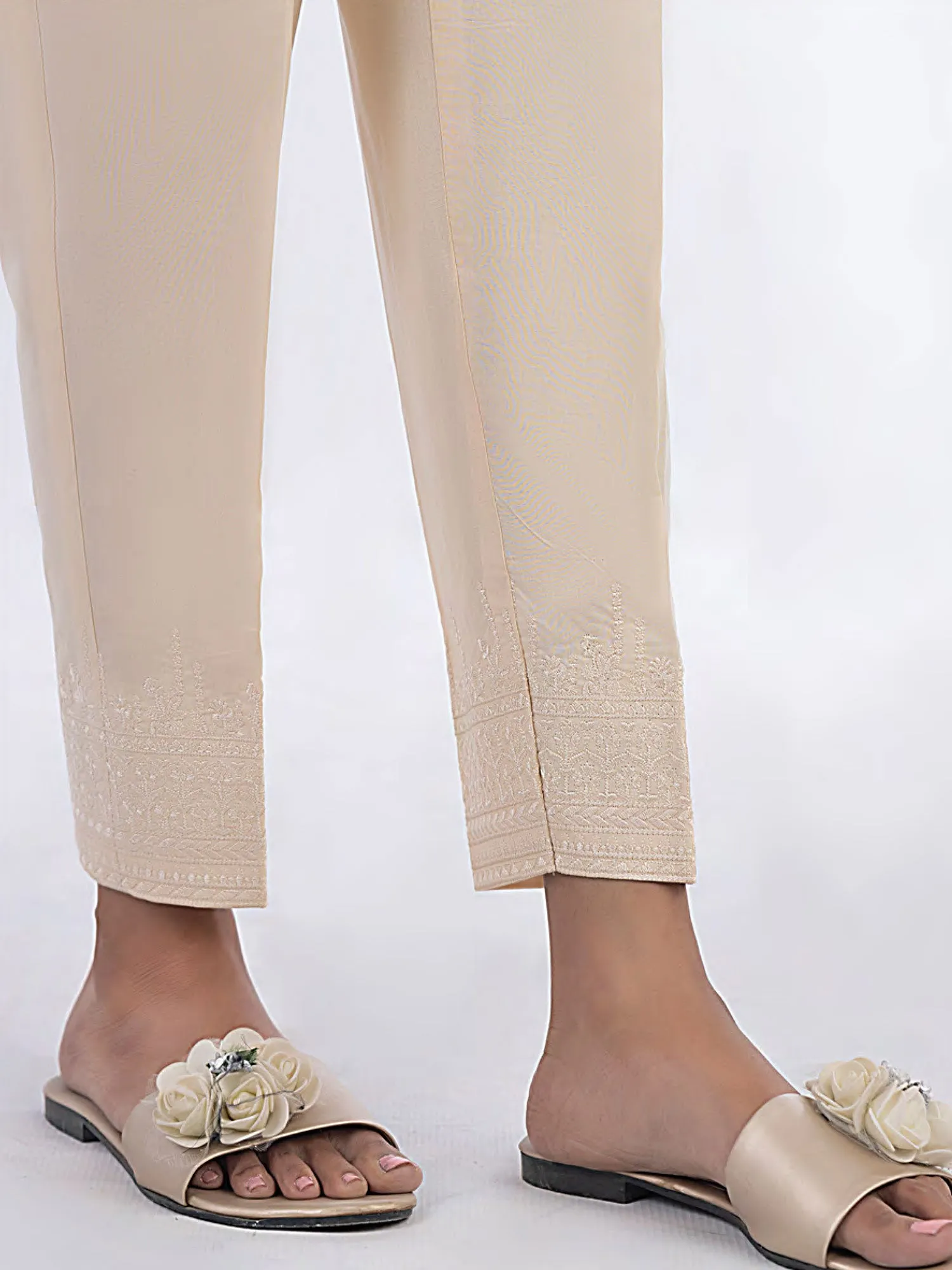 Lakhany Beige Cambric Trouser (3283-BGE)